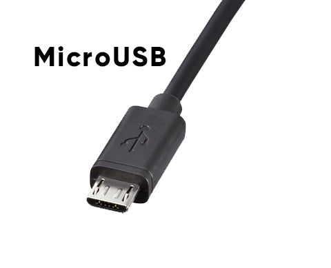 [Replacement] - Cable - Android - microUSB to USB-C - Black